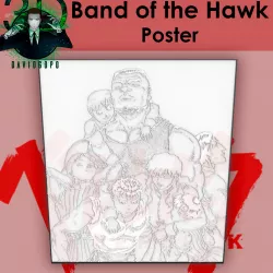 BAND OF THE HAWK POSTER / BERSERK