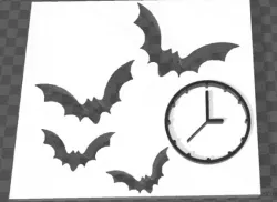 bat clock frame
