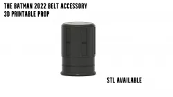 Batman 2022 Belt Accessory (with belt loop) (Screen Accurate)