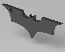 Batman batarang logo key chain