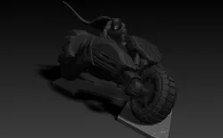 Batman with Batcycle Batblade