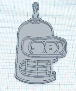 Bender Futurama keychain / Keychain Bender Futurama
