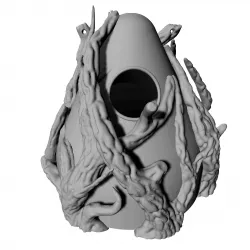 Birdhouse - Tree Egg - 3d Print 3D print model