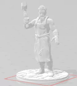 Blacksmith townsfolk mini dnd
