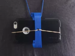 Body Camera Phone Mount (attaches to shirt, lanyard or backpack)