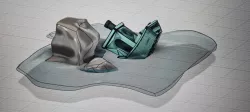Broken 3D Benchy ship