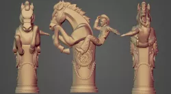 Bucking Bronco Free 3D print model