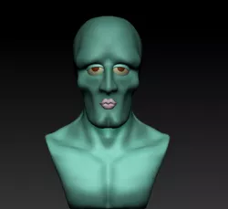 Bust of Calamardo Hermoso