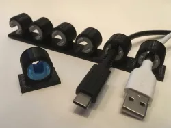 Cable organizer / holder - Organize your charging cables with style
