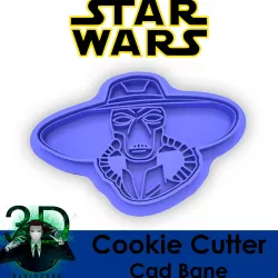 CAD BANE COOKIE CUTTER / CLONE WARS