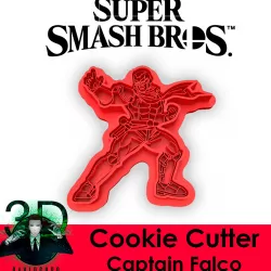 CAPTAIN FALCO COOKIE CUTTER / SUPER SMASH BROS BRAWL
