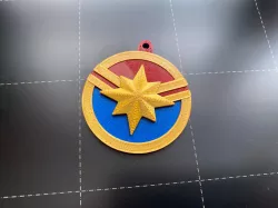 Captain Marvel Keychain