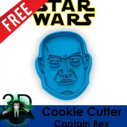 CAPTAIN REX COOKIE CUTTER / CLONE WARS