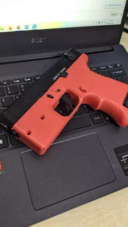 Cartoon Style Frame For KSC Glock 26 , 26C