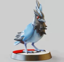 Corvisquire - FAN ART - POKÉMON FIGURINE -POKEMON