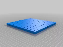 Custom Friction fit 20x20 pegboard