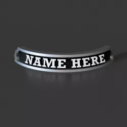 Customizable nameplate for miniatures + Blood bowl regular players and numbers