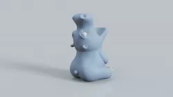 cute hippo doll