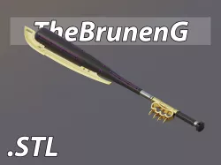 Dead by Daylight Trickster cosplay Bat weapon 3D print model