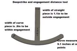 Deep strike engagement range tool