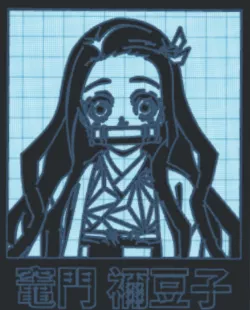 Demon Slayer Nezuko Wall Art