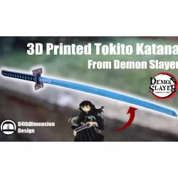 Demon Slayer Tokito Katana