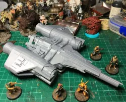 Destiny Arcadia Class Jumpship cut for FDM
