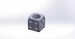 Dice planter mold
