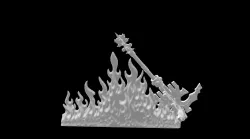 Disorganized korne god of war infinite spell wrath axe