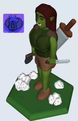 DnD Half-Orc Female