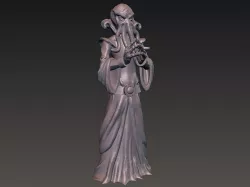 DnD miniature illithid mindflayer monster