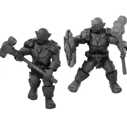 dnd Orc knights miniatures