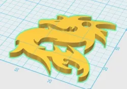 Dragon keychain