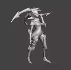 Dragon Slayer Diana 3D Model