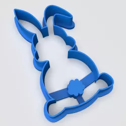 Easter bunny cookie cutter