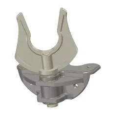 Edge Mount Oarlock Sockets for 1/2 inch with oar paddle holder d33mm em-03a 3d print cnc