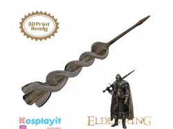 Elden Ring Envoy's Long horn 3d Model - cosplay