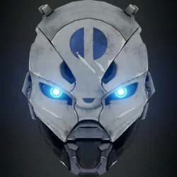 Exo-Stranger Helmet for Cosplay