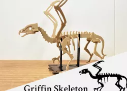 [Fantasy Puzzle] Griffin Skeleton