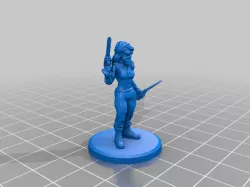 Female Guardsman with knife (Penal Legion)