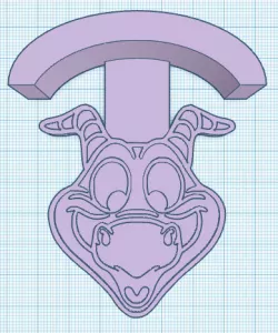 Figment - Disney Minnie Ears Hanger
