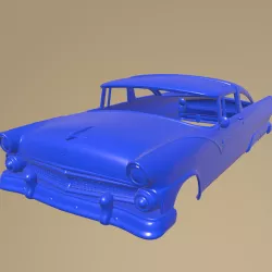 Ford Crown Victoria 1955 Printable Car Body