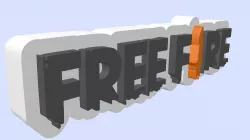 FREE FIRE Logo for Desk