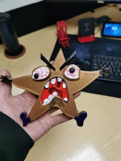 Funny Christmas tree topper