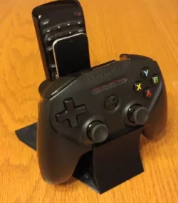 Game controller and remote control holder