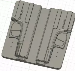 Glock 19 holster mold