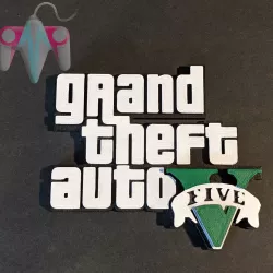 GTA 5 Logo Wall/Shelf Decor