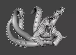 Gyuki - Bijuu 8 Tail (Naruto) 3D Model