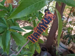 Haikyuu logo keychain