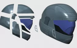 Halo inspired ODST Helmet - (3D MODEL - STL)
